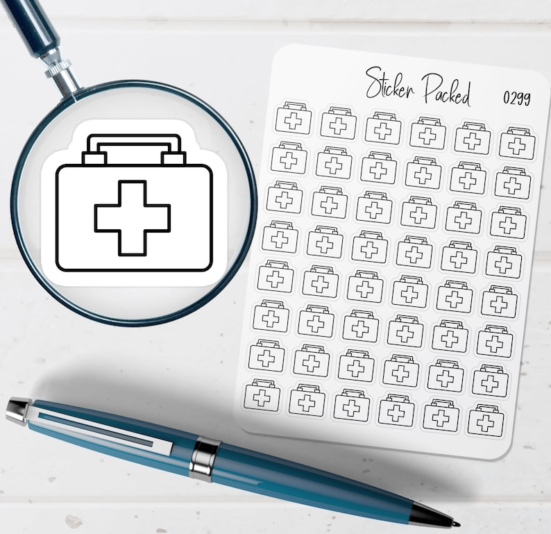 Medical Kit Planner Sticker Medical Kit Icon Sticker Medical Kit ...
