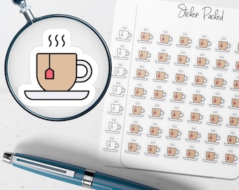 Tea Cup Planner Sticker Tea Cup Icon Sticker Tea Cup Sticker