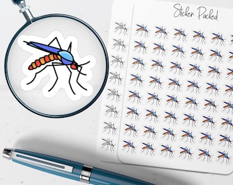 Sticker moustique planificateur Sticker moustique icône Sticker moustique Sticker insecte planificateur Sticker insecte planificateur