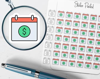 Pay Day Planner Sticker Pay Day Icon Sticker Pay Day Sticker