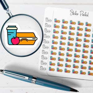 Lunch Planner Sticker Lunch Icon Sticker Lunch Sticker Food Planner Sticker Food Sticker