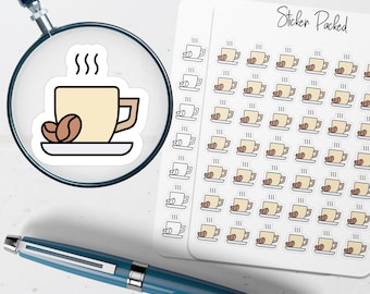 Coffee Planner Sticker Coffee Icon Sticker Coffee Sticker