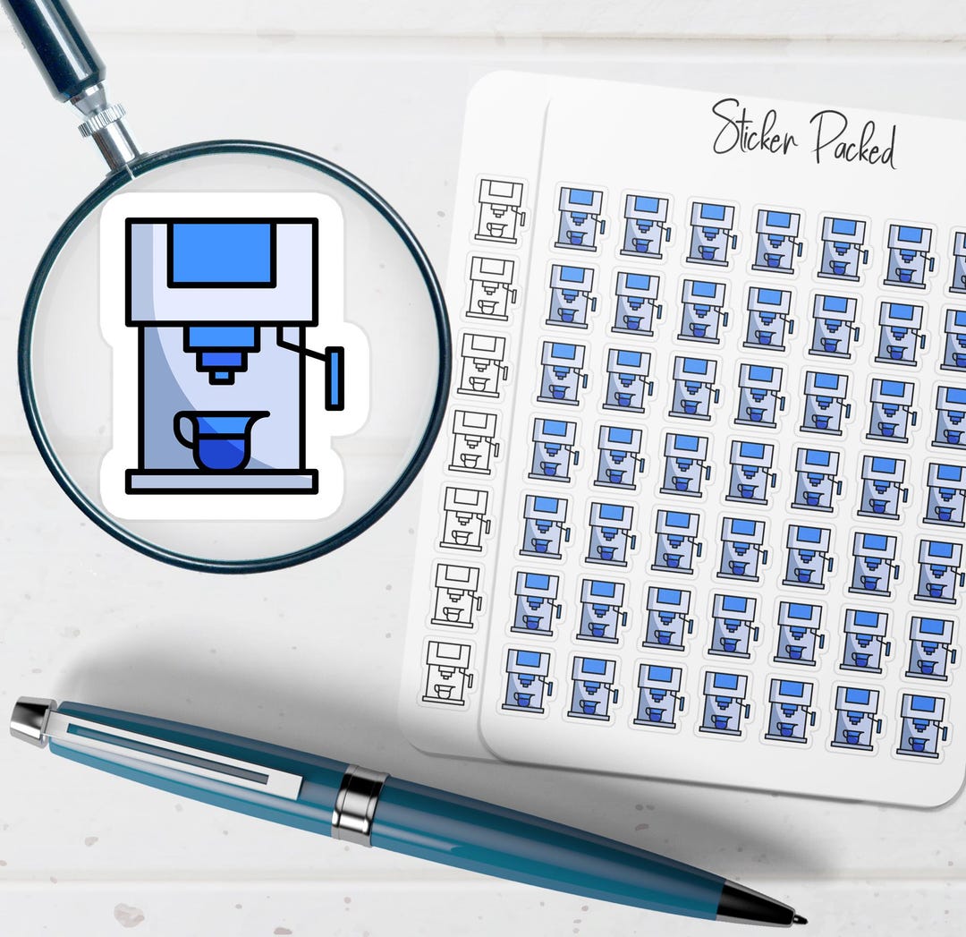 Expresso Maker Planner Sticker Expresso Maker Icon Sticker Expresso ...