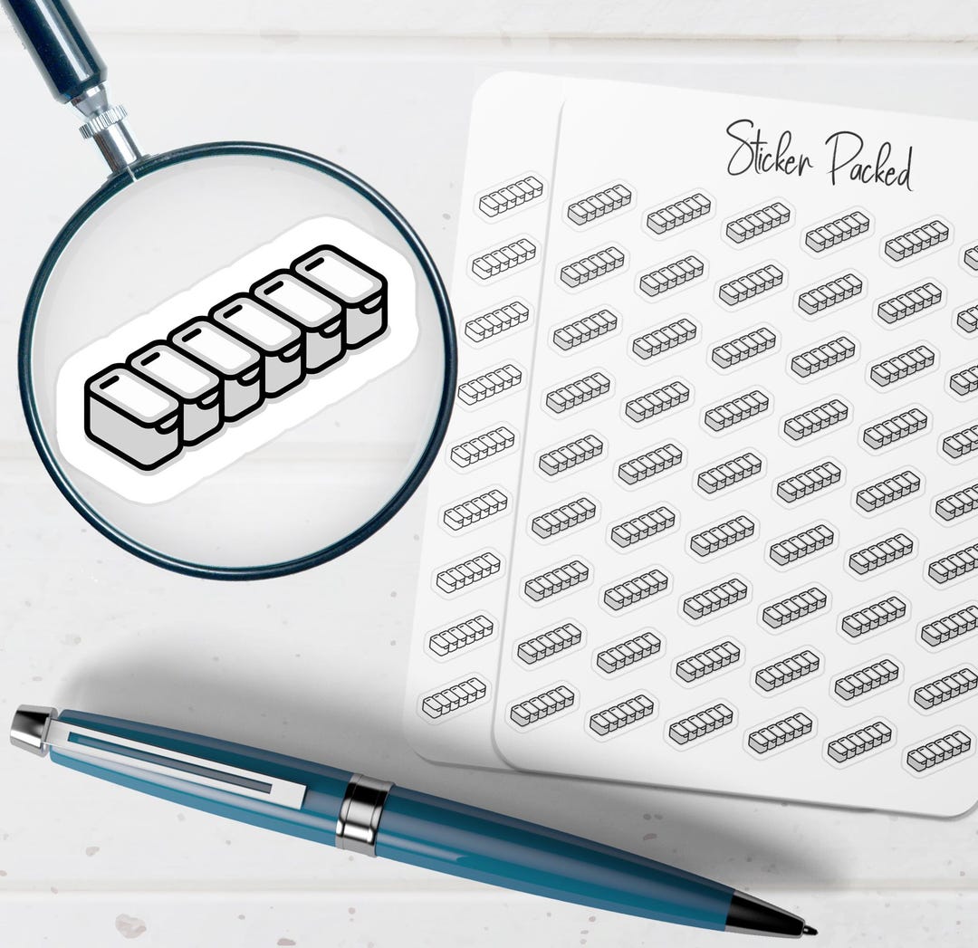 Pill Sticker Pill Container Planner Sticker Pill Container Icon Sticker Pill ...
