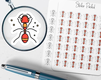 Ant Planner Sticker Ant Icon Sticker Ant Sticker Insect Planner Sticker Bug Planner Sticker