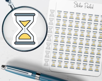 Hourglass Planner Sticker Hourglass Icon Sticker Hourglass Sticker