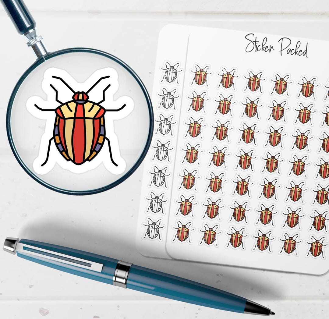 Bug Guard Sticker Shield Bug Planner Sticker Shield Bug Icon Sticker Shield Bug Sticker ...