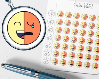 Bipolar Planner Sticker Bipolar Icon Sticker Bipolar Sticker Mental Health Planner Stickers, Psychology Stickers