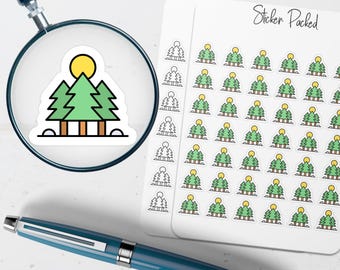 Forest Planner Sticker Forest Icon Sticker Forest Sticker