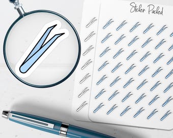 Tweezers Planner Sticker Tweezers Icon Sticker Tweezers Sticker