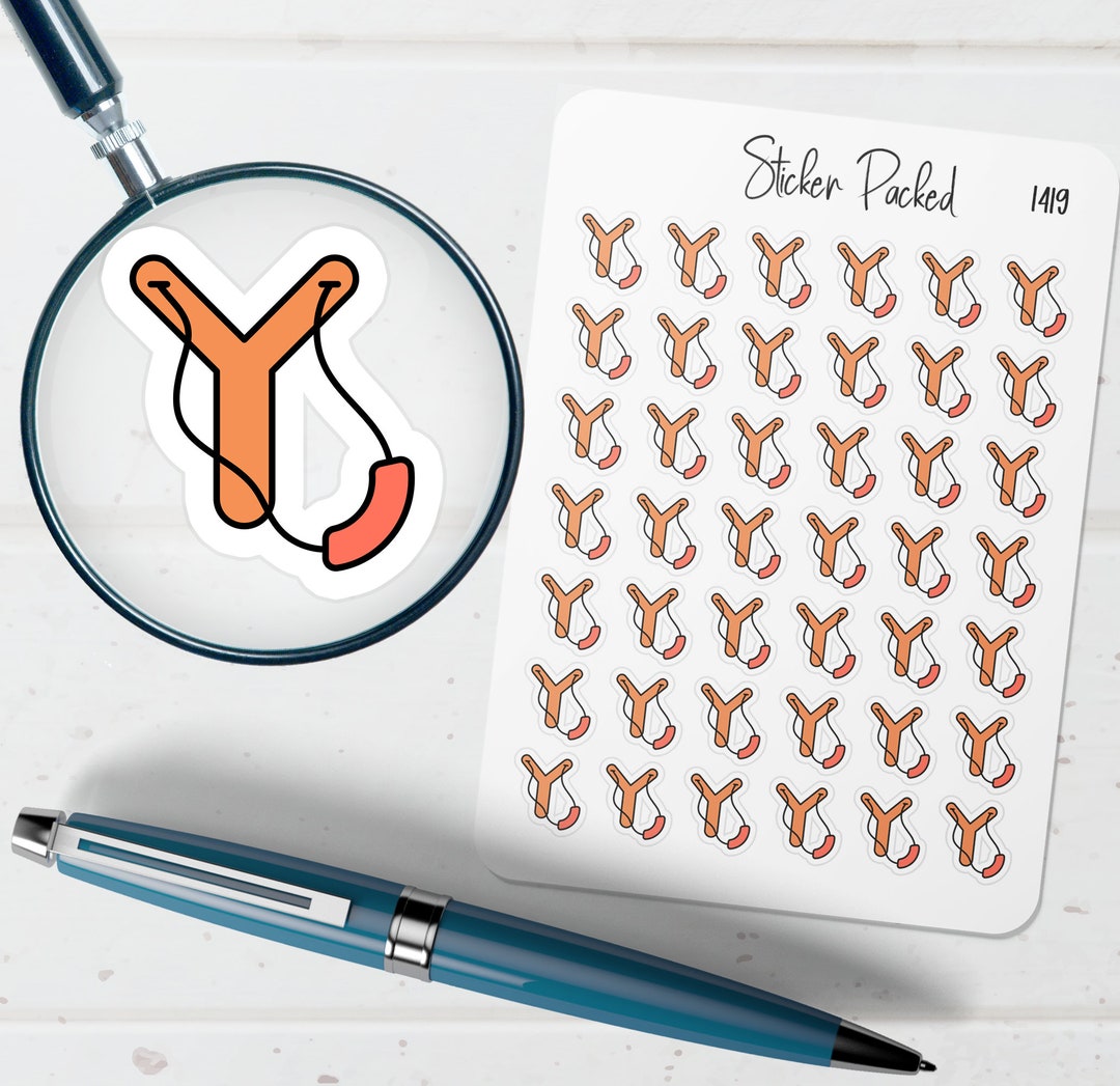 Slingshot Planner Sticker Slingshot Icon Sticker Slingshot Sticker Etsy