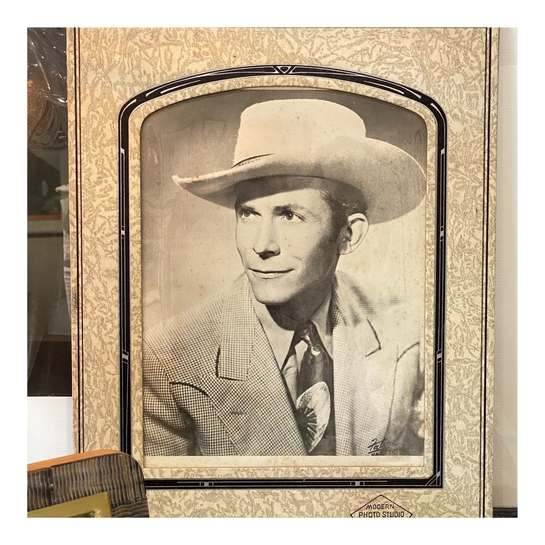 Rare Vintage Hank Williams Headshot - Etsy