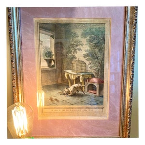 Antique 1800s Jacques Duret French Engraving