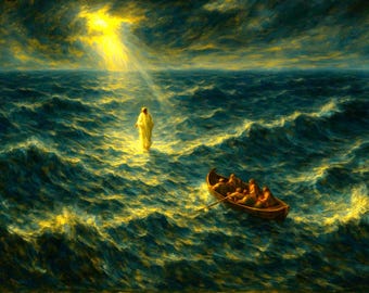 Jesus Walks on Water- Aerial View