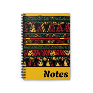 Cahier à spirales imprimé africain coloré - lignes lignées, journal pour notes, cadeau pour étudiants, décoration bohème, fournitures scolaires, écriture