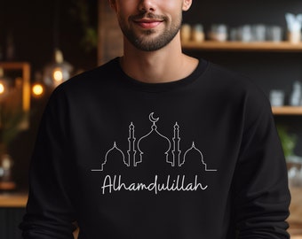 Alhamdulillah Shirt, Ramadan Sweatshirt, Grateful Shirt, Muslim Shirt For Muslim, Gift During Holy Month Shirt, Eid Shirt, Islamic Gift