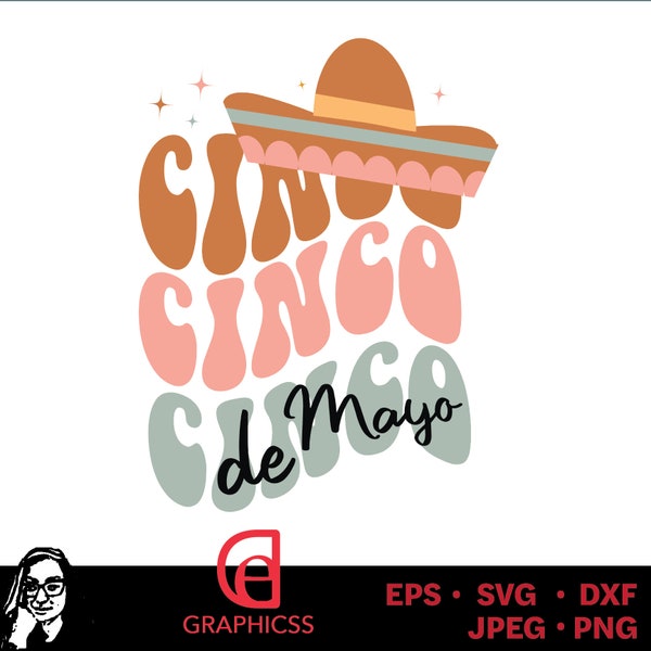 Cinco de Mayo SVG, Fiesta SVG, Mexican hat, Sombrero, Cinco de Mayo PNG, Cinco de mayo shirt,