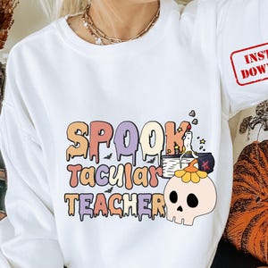 Enseignant effrayant PNG, Halloween enseignant Png, Je sens les enfants enseignant Png, La vie des enseignants Png, Retour à l'école Png, Des astuces ou enseigner Png