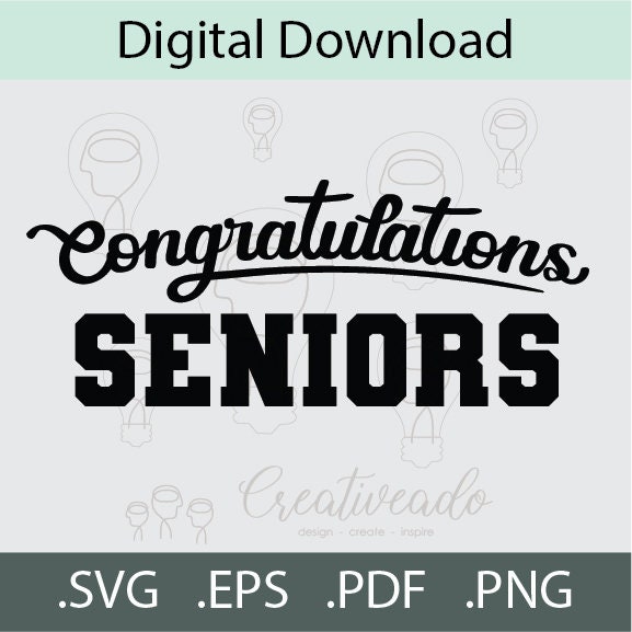 Congratulations Seniors SVG Graduation Class of 2023 Graduation Digital ...