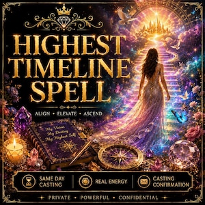 Highest Timeline Spell | Align With Your Best Future, Success & Abundance | Destiny Ritual | Same Day Casting