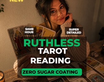 Binnen een uur een extra gedetailleerde en onverbloemde tarotreading, geen poespas, eerlijke en onverbloemde paranormale voorspelling.