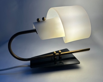 Wall mounted lamp Geru Leuchten Germany. 1950s. Acrylic and brass.MCM.