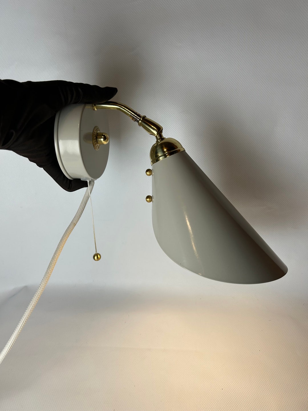 Adjustable Wall Lamp. Sweden. 1950s Style. Karlskrona. Swedish Design ...