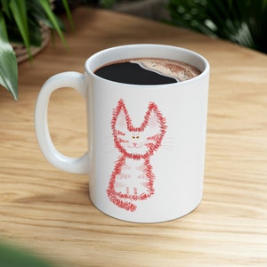 Mad Cat Ceramic Mug 11oz
