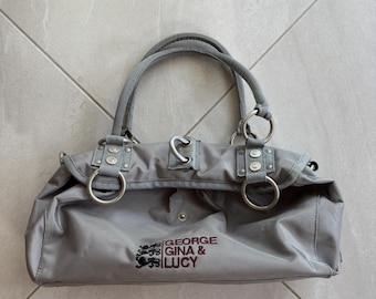 George Gina & Lucy bagatelle bag grey Y2K vintage
