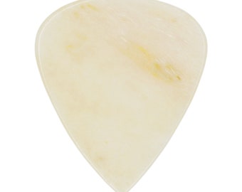 Camel Bone Guitar Or Bass Pick - 1.5 mm Heavy Gauge - 351 Shape - Natural Finish Handmade Specialty Exotic Plectrum