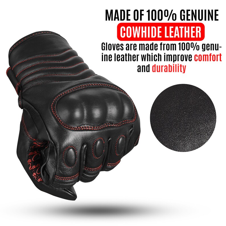 Mens Motorcycle Gloves Genuine Leather Gloves Touchscreen Gloves Bushcraft Gloves Fathers Day