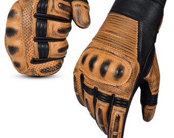 Motorcycle Gloves Knuckle Protection Touchscreen Motorbike Racing Cruiser Gloves