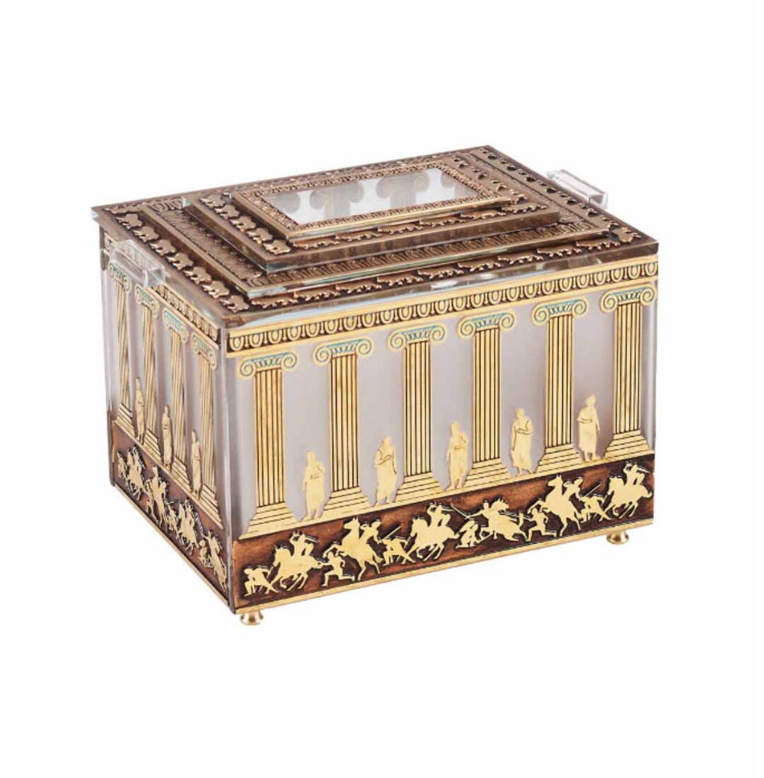 Ancientaura Halicarnassus Mausoleum Glass Relic Box Etsy Australia