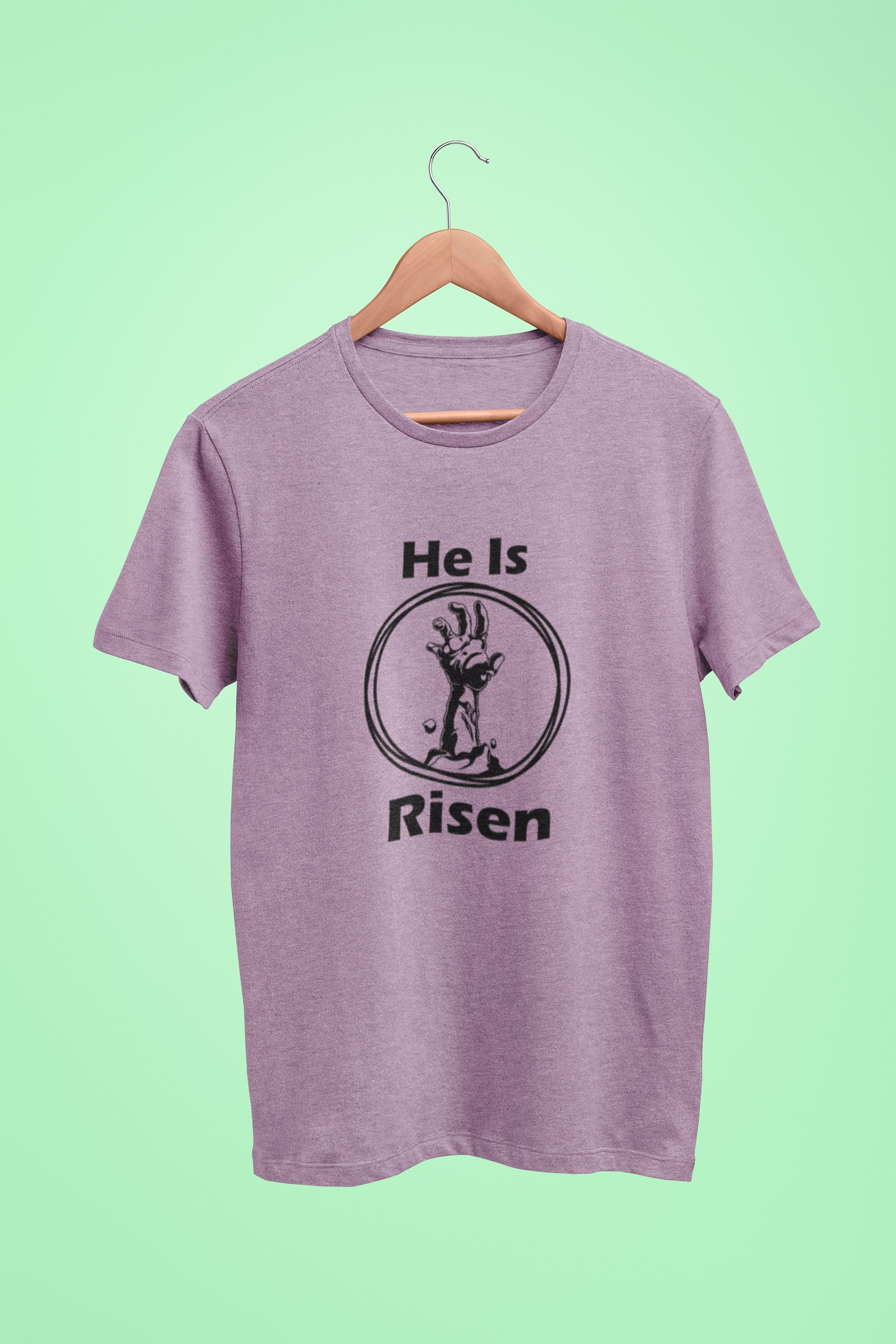 Easter Tshirt He is Risen Funny Gift Zombie Shirt for Men and Women
