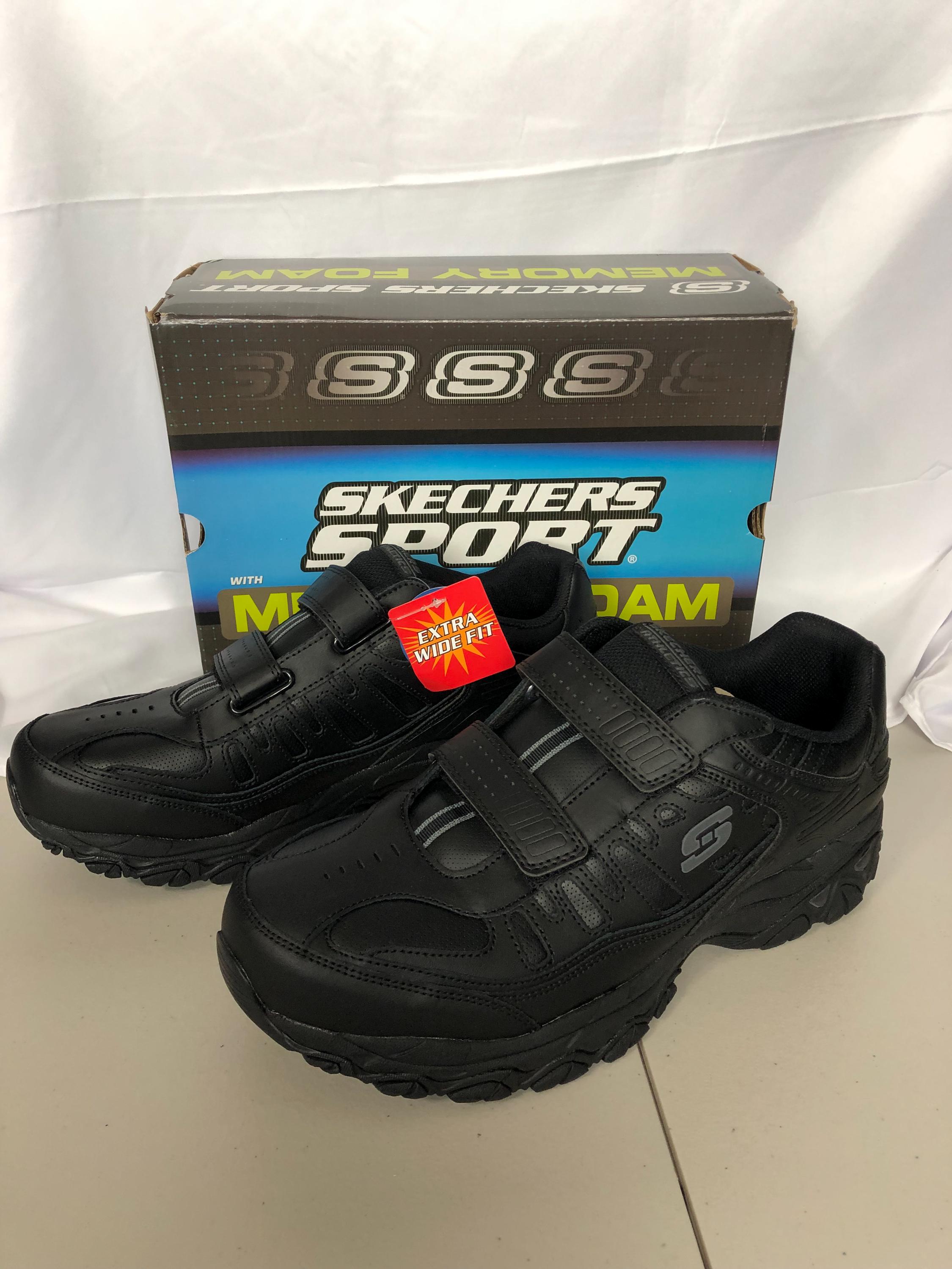 Skechers Sport Men\'s Size 10 Extra‎ Wide 50121EWW Black Men main image 4