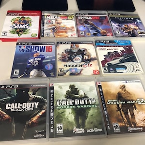 Lot of 10 PS3 Games: Destiny Taken King, Need for Speed Most Wanted, Sims 3, Three Different Call of Duty, Four Sports Games