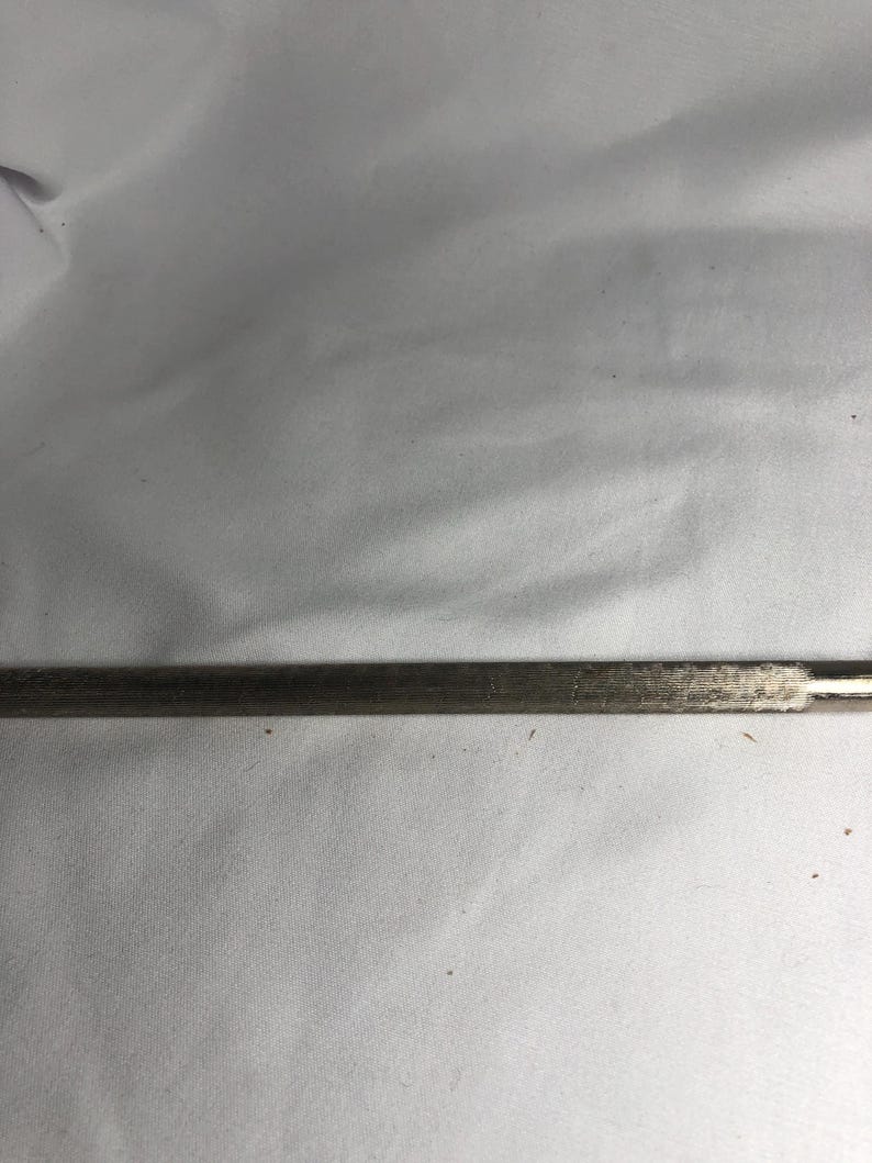Vintage Bakelite Butterscotch Knife Sharpener 12" long image 3