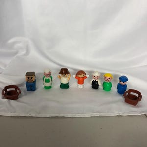 Vintage Lot of Fisher Price Little People 70&#39;s & 80&#39;s