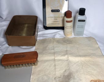 Vintage Used  Coach Leather Cleaning and Care Collection
