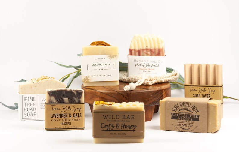 All Natural Bar Soap Pack Etsy
