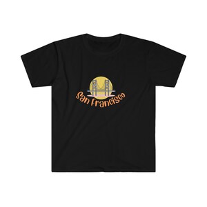 San Francisco  With  Bridge Motif,San Francisco  T shirt,San Francisco Travel