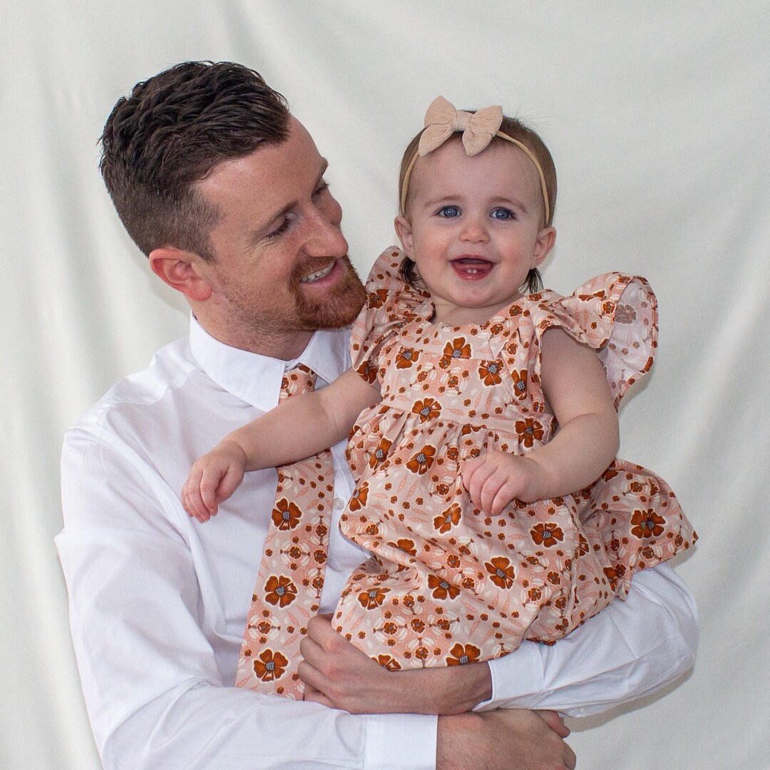 Daddy Daughter Matching Spring Fling Dress and Tie Set Etsy
