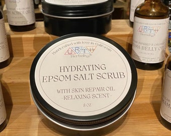 Mineral Salts Body Scrub - with Hydrating Herbal oil