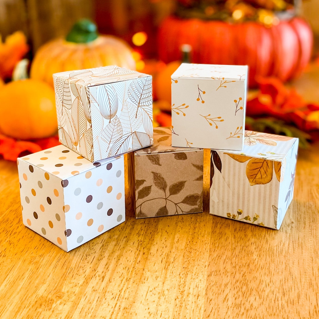Thanksgiving / Fall Treat Box Printable PDF Set 3 Etsy