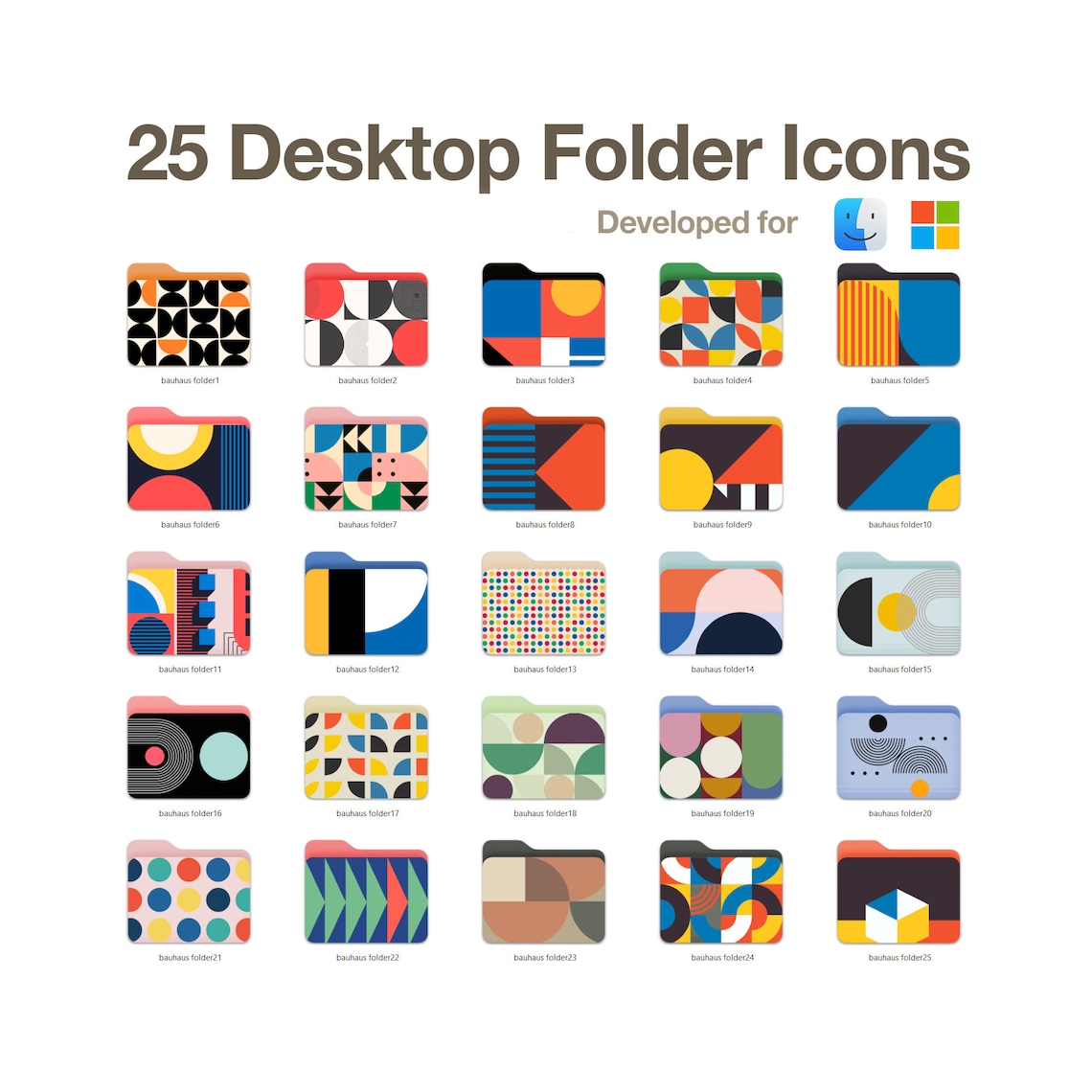 25 Desktop Folder Icons, Mac | PC Folder Icons , Desktop Aesthetic ...