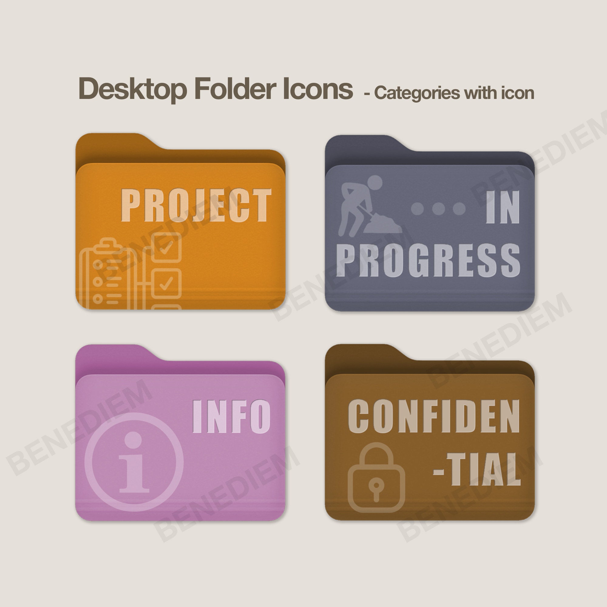 Pc Folder Icon Storage Box 25 Desktop Folder Icons, Mac|pc Folder Icons , Desktop Aesthetic Folder ...