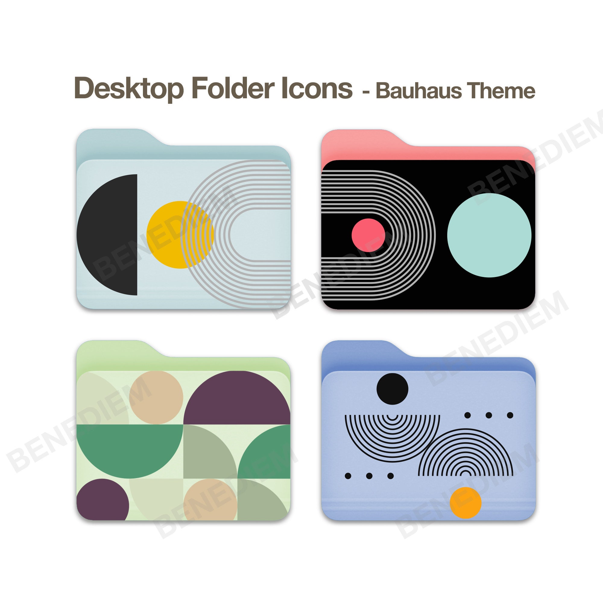 25 Desktop Folder Icons, Mac | PC Folder Icons , Desktop Aesthetic ...