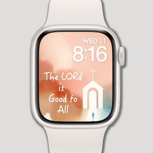 Christian Apple Watch,  Scripture Wallpaper, Instant Download, Cross Watch face, Digital Bible, Bible Verse, Digital Art, Gradation