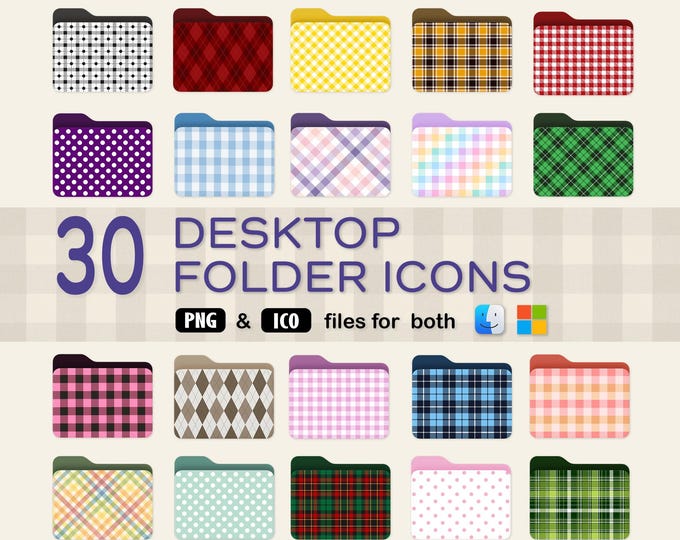 Desktop Folder Icons Floral Folder Icons Cute Aesthetic Mac Desktop ...