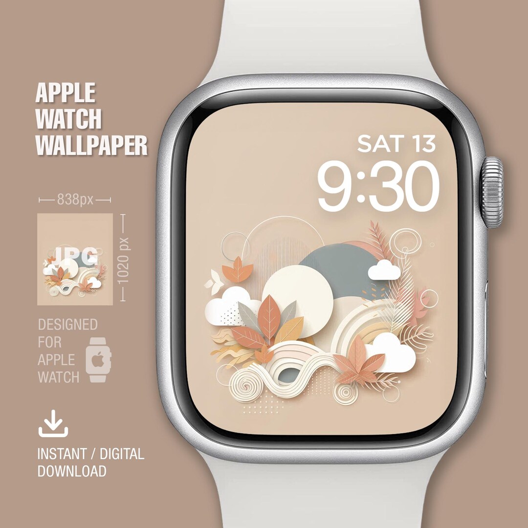Apple Watch Wallpaper, Watch Face, Fall Wallpaper, Boho Autumn , Watch ...